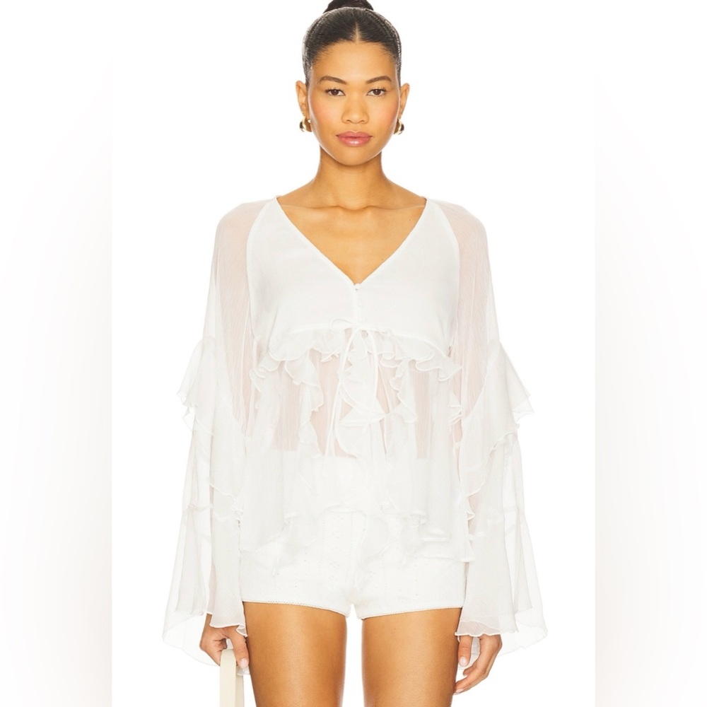Bardot Orchid White Rosalo Blouse